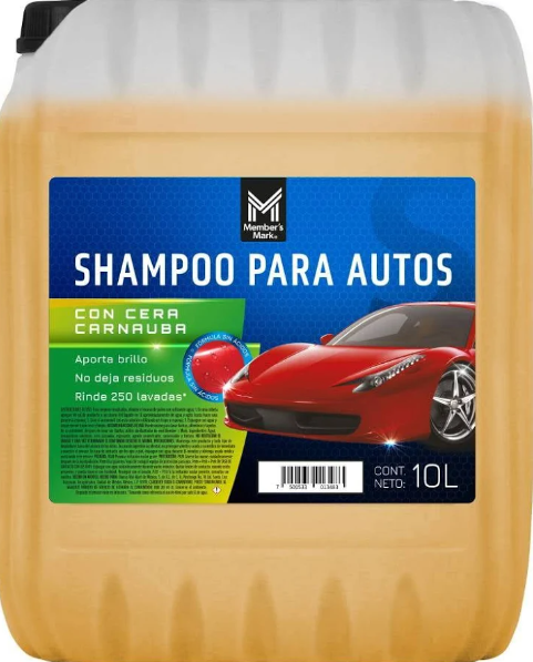 SHAMPOO CON CERA PARA AUTO